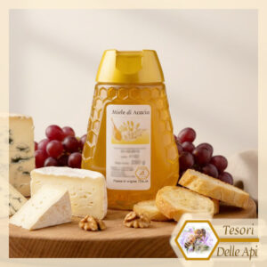 Miele di Acacia 250g Artigianale Estratto a Freddo Squeezer