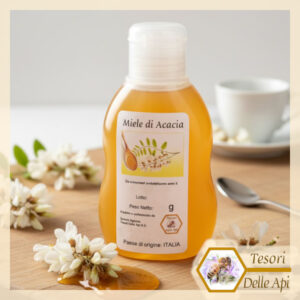 Miele di Acacia TESORI DELLE API dosatore 150g squeezer