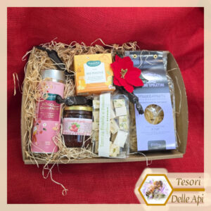 Cesto Natalizio "Gran Festa": Pasta Artigianale, Infusi Neavita, Torrone e Miele alla Fragola