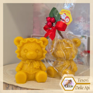 Regalo natale Orso cera d'api