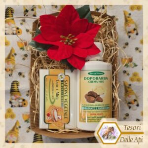 Cestino Cosmetico Dopobarba e Saponetta