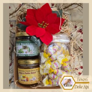 Cestino Miele Balsamico, Pappa Reale, Caramelle Propoli