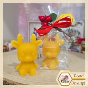 Confezione Natalizia: Renna in Cera d'Api