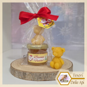 30g Millefiori - Orsetto Natale cera