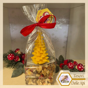 Infuso a scelta 50g con alberello in cera confezione natalizia
