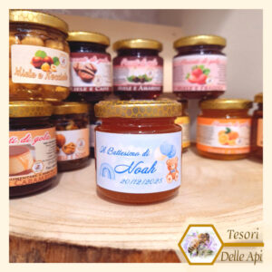 Modello 1 Vaso Miele Aromatizzato 125g Etichetta personalizzata