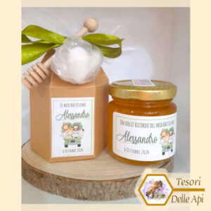 Bomboniera Miele Battesimo